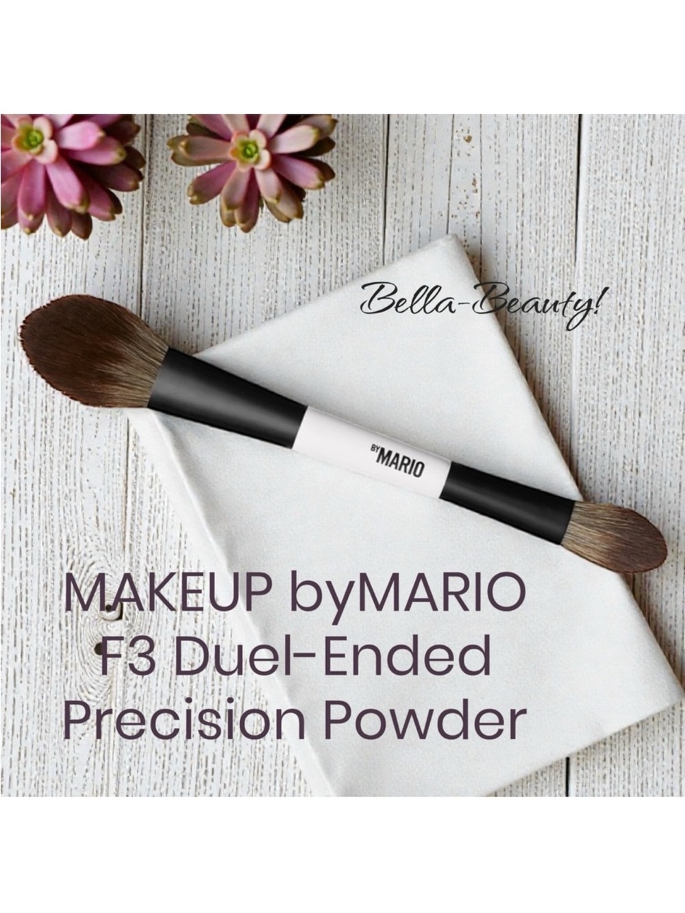MAKEUP by MARIO F3
F3 DUAL-END PRECISION POWDER BRUSH ~NEW~